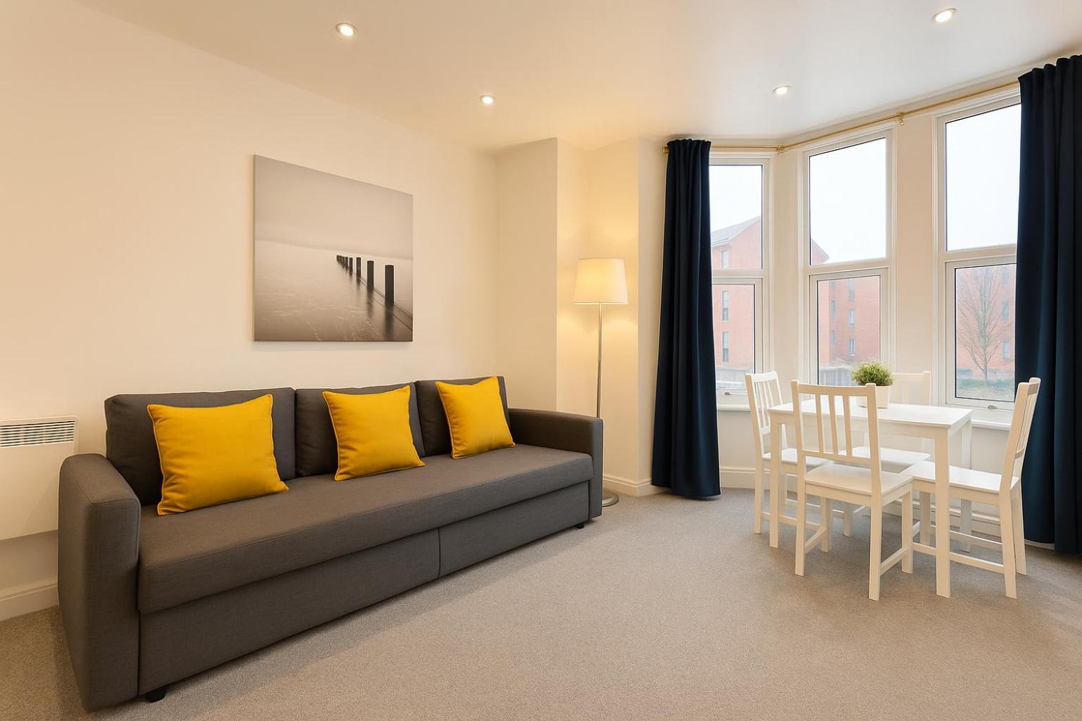 Stylish Modern Apartment For Up To 4 Nr Citycentre カーディフ エクステリア 写真